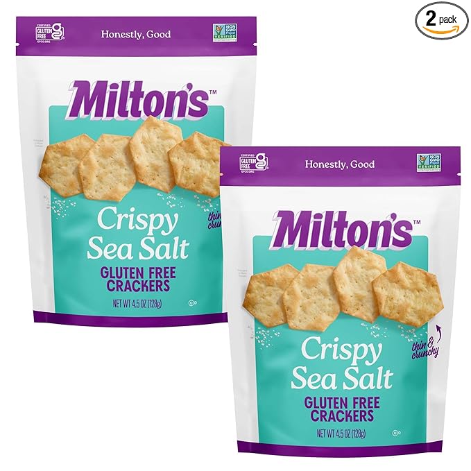 Milton Crispy Sea Salt Gluten Free Crackers